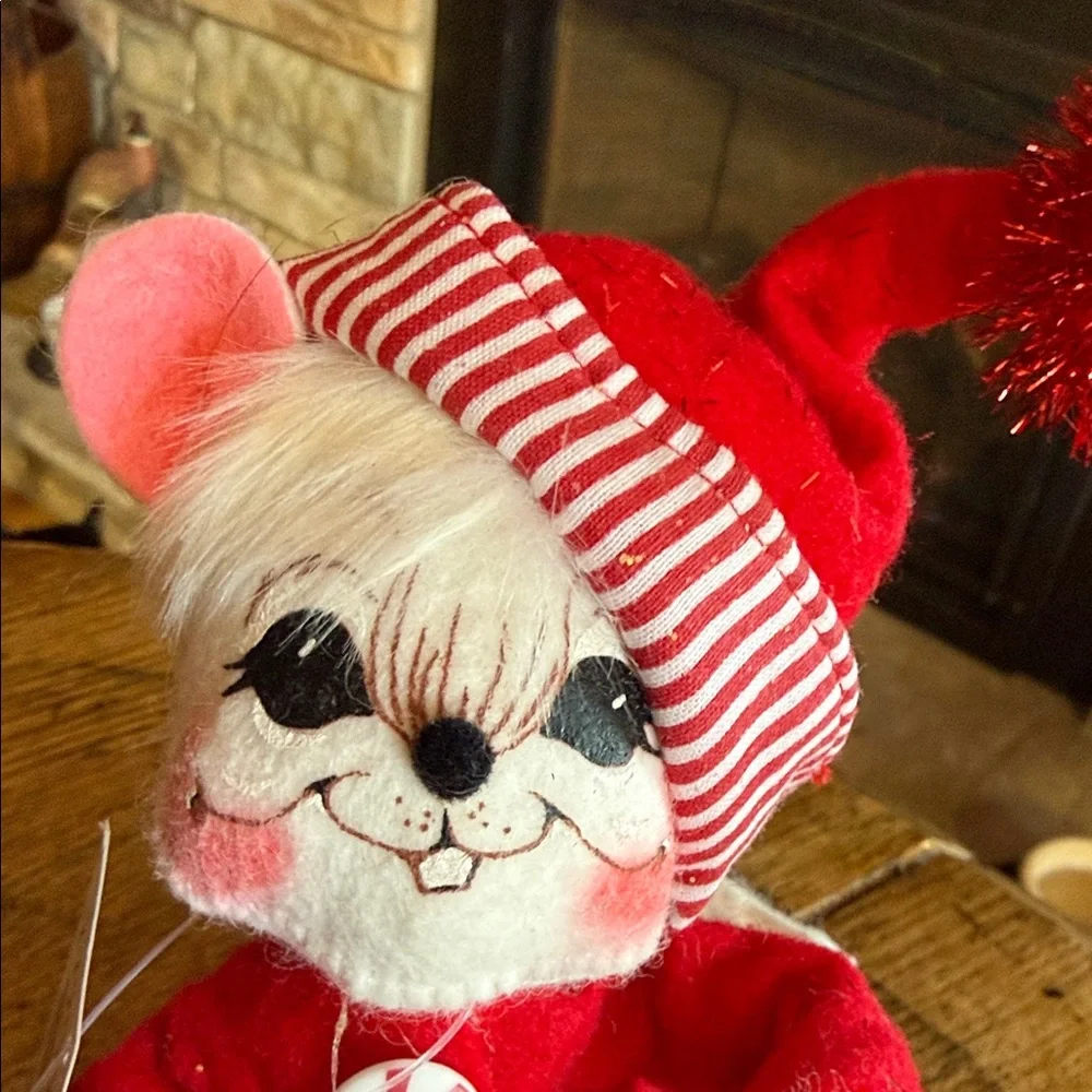 Adorable 2006 Annalee Candy Cane Stripe Mouse